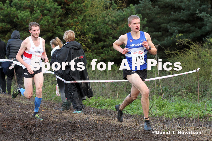 Senior men, National Cross Country Relay Champs., Berry Hill Park, Mansfield.  Photo: David T. Hewitson/Sports for All Pics